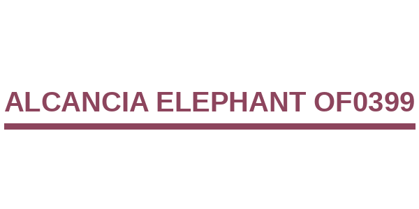 Alcancia Elephant. OF0399