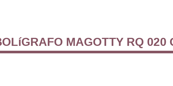 Bolígrafo Magotty RQ 020 G