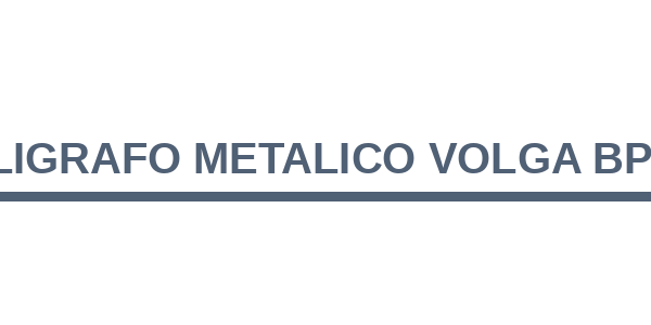 BolIgrafo Metalico Volga BP281