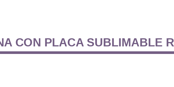 Cadena con Placa Sublimable Rombo