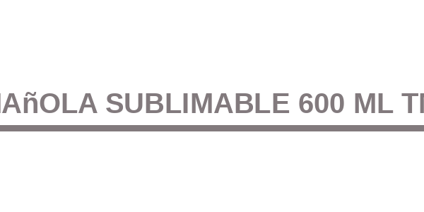 Caramañola Sublimable 600 ml TMG-J1B