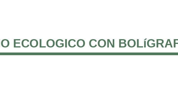 Cuaderno Ecologico con Bolígrafo OF0152
