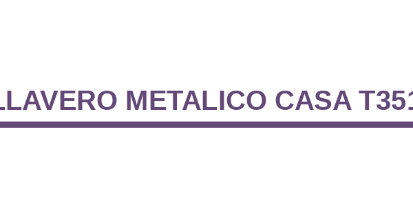 Llavero Metalico Casa T351