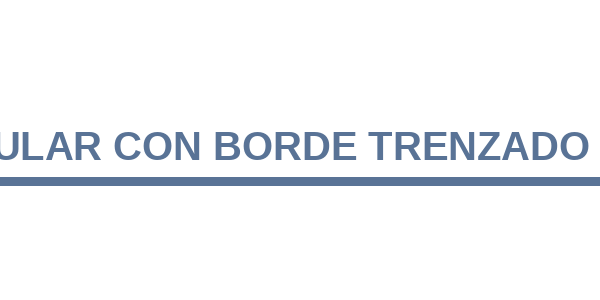 Llavero Rectangular Con Borde Trenzado doble cara MG-40