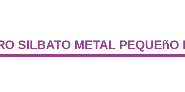 Llavero Silbato Metal Pequeño HE0290