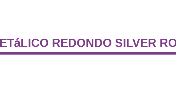 Llaveros Metálico Redondo Silver Round. HE0175