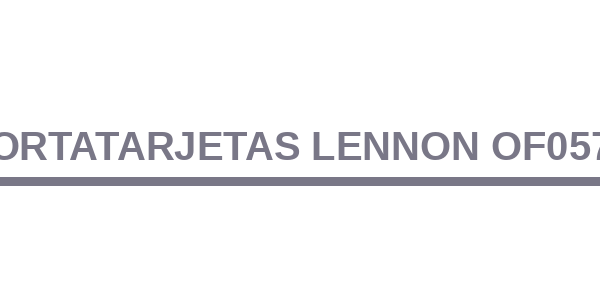 Portatarjetas Lennon OF0579