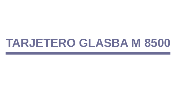 Tarjetero Glasba M 8500