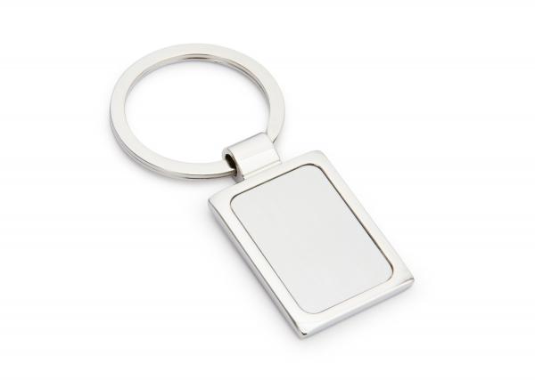 Llavero Metálico Anglo Rectangular  HE0168