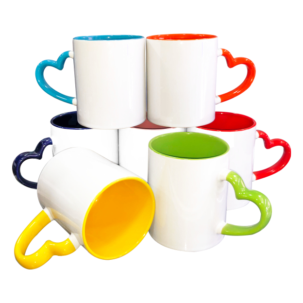 Mug Fondo y Oreja de Corazon