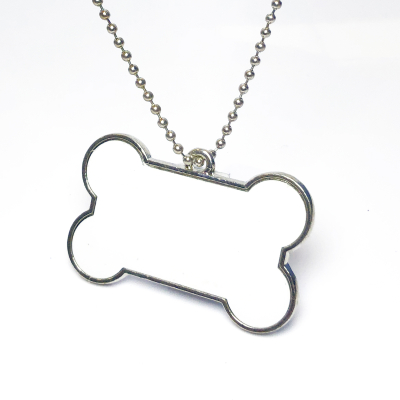 Cadena con Placa Sublimable Hueso