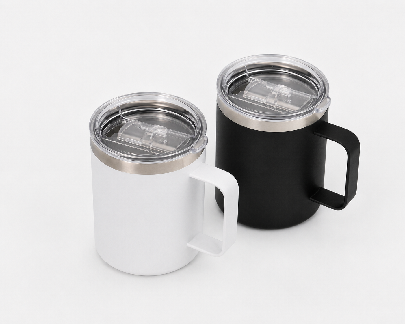 Mug Acero Inoxidable con Asa 350ml